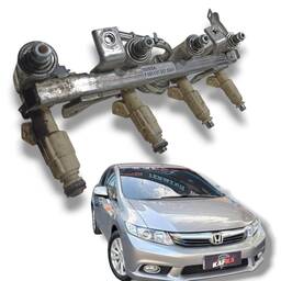 Flauta Bico Injetor Honda Civic 2.0 2014 A 2016  F000kv1337