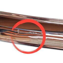 GRADE SUPERIOR CROMADA EMBLEMA TORO 2016 2017 A 2021