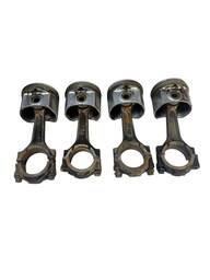 Kit 4UN Pistão Biela STD Fiat Palio Uno Strada Siena 1.0