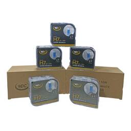 PAR LAMPADA SUPER BRANCA UNIVERSAL H7 55W 12V