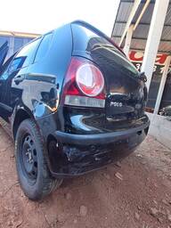 Parachoque Traseiro Polo 2003 a 2012 Hatch C/Detalhes