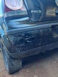 Parachoque Traseiro Polo 2003 a 2012 Hatch C/Detalhes
