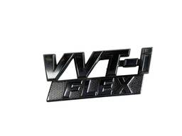 Emblema Letreiro Vvt-i Flex Para-lama Toyota Corolla Cromado