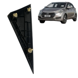 Moldura Externa Retrovisor Le Hyundai Hb20 2013/2018 Preto