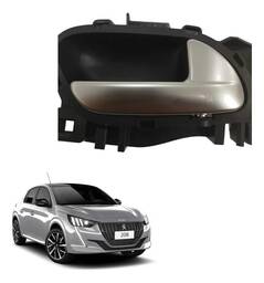 Maçaneta Interna Peugeot 208 2021 2024 Traseira Direita