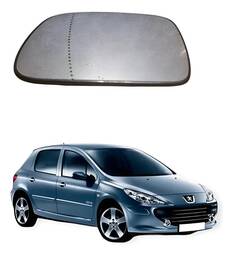 Lente Espelho Retrovisor Esquerdo Peugeot 307 407 02/12
