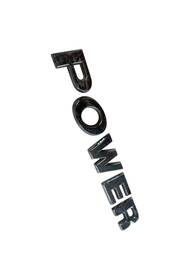 EMBLEMA LETREIRO POWER DA PORTA DIANTEIRA GOL G4 2009 A 2012