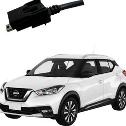 Plug Conector Preto Porta Entrada Usb Conector Nissan Kicks