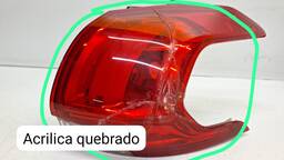 LANTERNA TRASEIRA DIREITA PEUGEOT 2008 2015 A 2022 (CANTO)