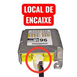 PLUG BRANCO MODULO AIRBAG COROLLA CROSS XRE 2022