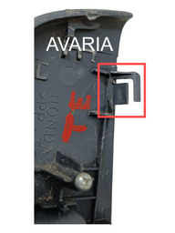 ACABAMENTO BOTÃO VIDRO TRASEIRO ESQUERDO CIVIC 2007 A 2011