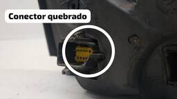 RETROVISOR ESQUERDO MEGANE 2007 08 09 A 2013 C/DETALHE 