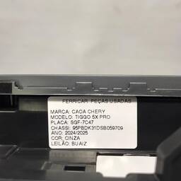 MOLDURA CONSOLE CENTRAL CHERY TIGGO 5X 2024