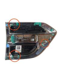 MOLDURA CROMADA PARALAMA ESQUERDO RANGER 17 A 22 *DETALHE*