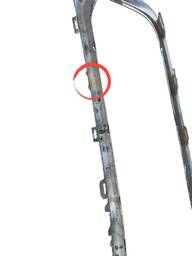 MOLDURA GRADE INFERIOR CROMADO S10 TRAILBLAZER 2017 A 2020