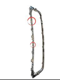 MOLDURA GRADE INFERIOR CROMADO S10 TRAILBLAZER 2017 A 2020