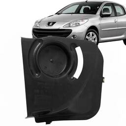 Protetor Capa Farol Milha Peugeot 206 Esquerdo 9642591377