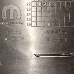 ACABAMENTO INFERIOR COLUNA DE DIREÇÃO FIAT STRADA 2022 2024