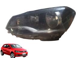 FAROL DIANTEIRO LADO ESQUERDO VW GOL G6 2013 2016 USADO COM DETALHE 