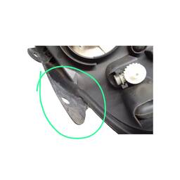 FAROL ESQUERDO FOX SPACE 2004/2010 FOCO SIMPLES (DETALHE) 