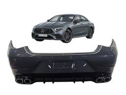 parachoque traseiro mercedes benz cls 53 2019 2020 AMG