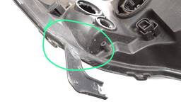 FAROL ESQUERDO AGILE10/13 MONTANA 2011 A 2021 MASCARA NEGRA