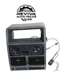 Moldura Painel Central, Com Difusores Comando Ar Fiat Uno