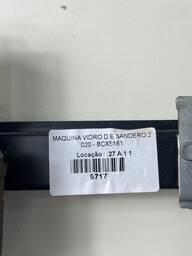MÁQUINA VIDRO PORTA DIANTEIR ESQ SANDERO 2019/2022 ELÉTRICA