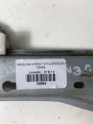 MÁQUINA DE VIDRO PORTA TRASEIRA ESQUERDA FLUENCE 2011 A 2018