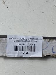 MÁQUINA DE VIDRO PORTA DIANTEIRA DIR UNO FIORINO 88 A 13 MAN