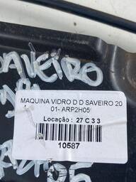 MÁQUINA DE VIDRO PORTA D.D GOL PARATI SAVEIRO BOLA G3 G4 MAN