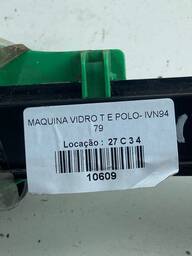 MÁQUINA DE VIDRO PORTA TRASEIRA ESQUERDA POLO 03 A 2014 MAN