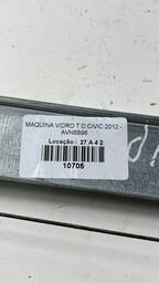 MAQUINA VIDRO TRAS DIREITA CIVIC 2012 A 2016