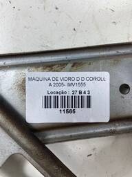 MÁQUINA DE VIDRO PORTA DIANTEIRA DIR COROLLA FIELDER 03 A 08