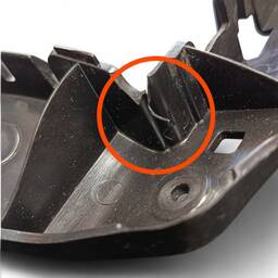 GUIA SUPORTE PARACHOQUE DIANTEIRO DIR S10 TRAILBLAZER 12/17