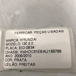 EMBLEMA HYUNDAI I30 LOGO TRASEIRO MALA 2009 A 2012
