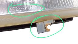 FAROL ESQUERDO GOLF 1995 A 1998 MEXICANO FOCO SIMPLES