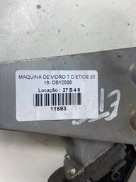 MÁQUINA DE VIDRO PORTA TRASEIRA DIREITA YARIS 2019 A 2025