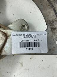 MÁQUINA VIDRO PORTA DIANTEIRA DIREI HILUX SW4 2006/15 ELÉ