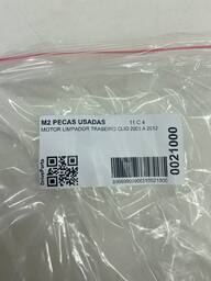 MOTOR LIMPADOR TRASEIRO CLIO HATCH 2000 2001 A 2016