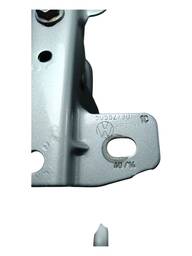 DOBRADIÇA ESQUERDA TAMPA TRASEIRA VOYAGE G5 A G8