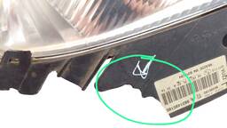 CARCAÇA FAROL ESQUERDO XSARA PICASSO 2001/2007 LENTE RAIADA