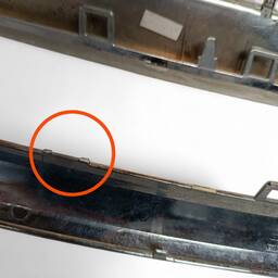 FRISO GRADE INFERIOR CROMADO S10 TRAILBLAZER 2012 A 2016