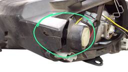 FAROL ESQUERDO PEUGEOT 206 2003 2004 A 2010 AVARIA 