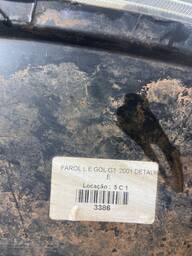 FAROL ESQUERDO GOL SAVEIRO PARATI G3 FOCO SIMPLES CROM