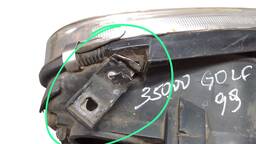 FAROL ESQUERDO GOLF 1999 A 2007 C/ AUX AVARIA 