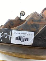 FAROL ESQUERDO FOX SPACE 2004 A 2010 FOCO SIMPLES