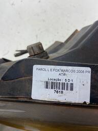 FAROL ESQUERDO FOX 2004 A 2010 FOCO SIMPLES