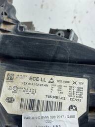 FAROL ESQUERDO BMW 320I 2013 À 2018 DETALHE