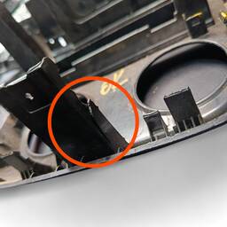 MOLDURA PAINEL CENTRAL VOLKSWAGEN FOX 2004-2010